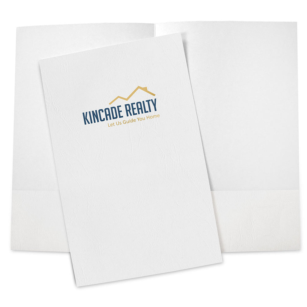 Foil Stamped Legal Size Presentation Folders – 2-Color