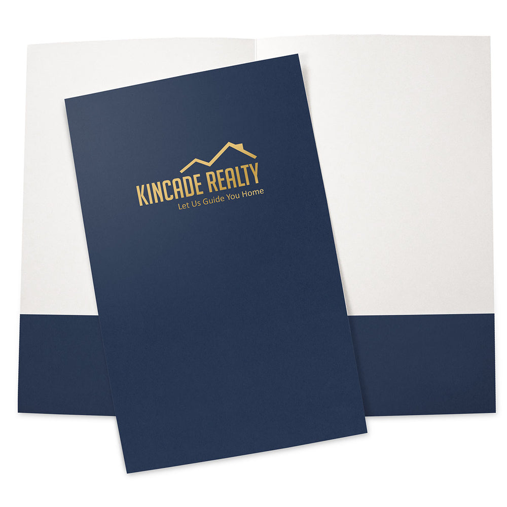 Foil Stamped Legal Size Presentation Folders – 1-Color