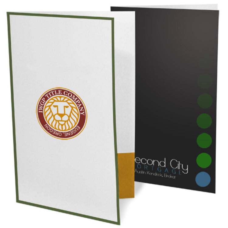 Ink Printed Legal Size Presentation Folders – 3-Color