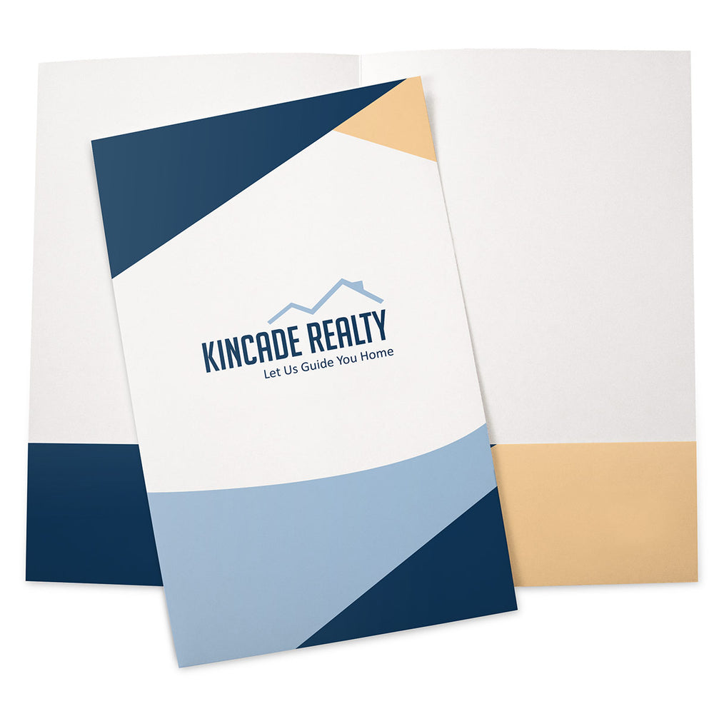 Ink Printed Legal Size Presentation Folders – 3-Color