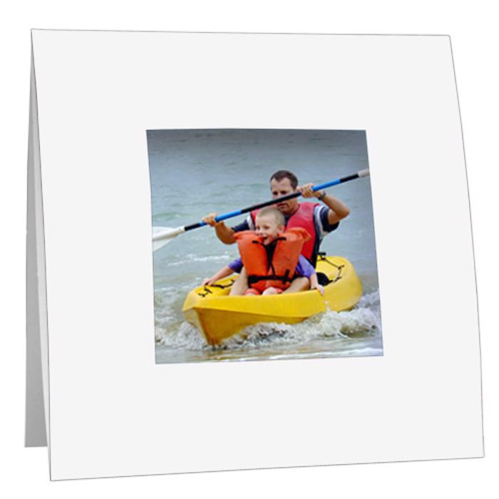 Solid Plain White Paper Polaroid Frame
