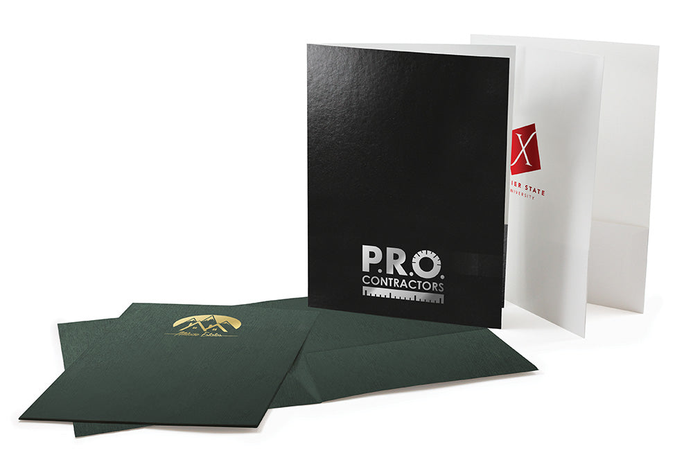 Small Quantity Pocket Folders – Foil Stamped