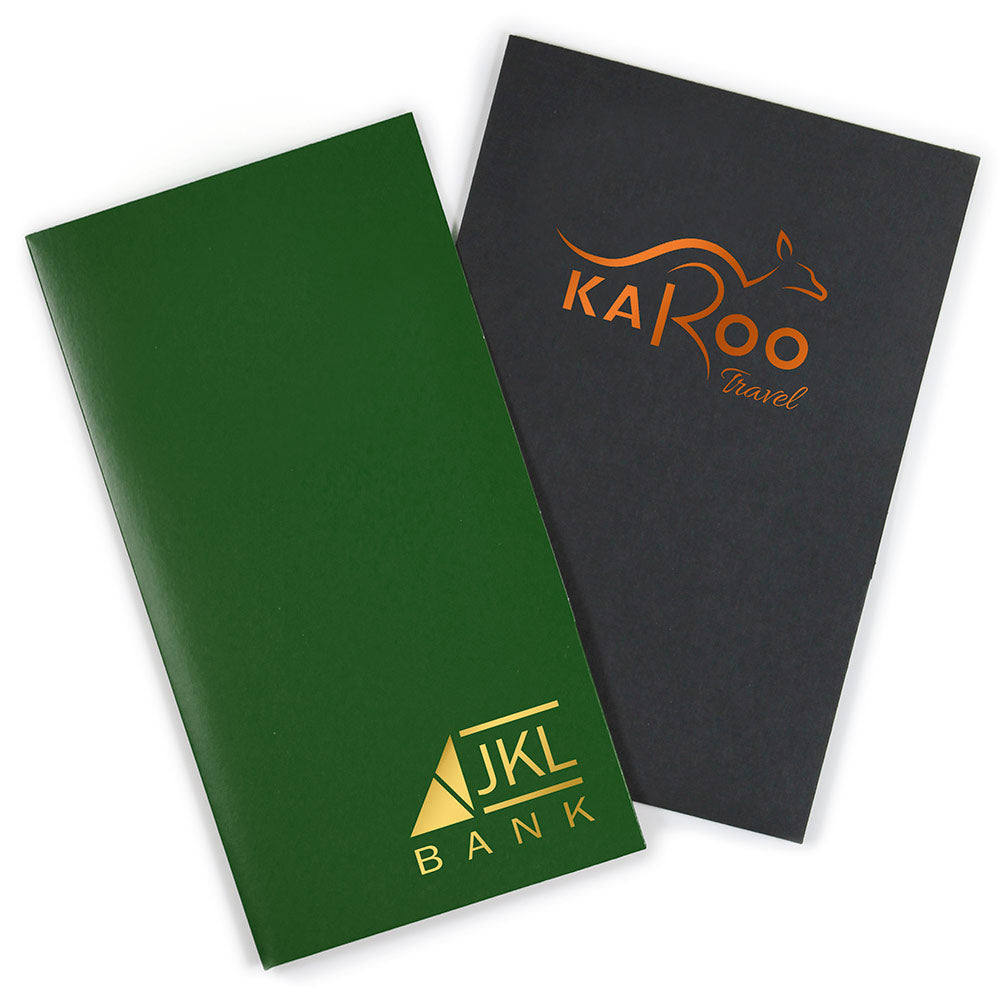 Mini Pocket Folder – 1-Color Foil Stamped