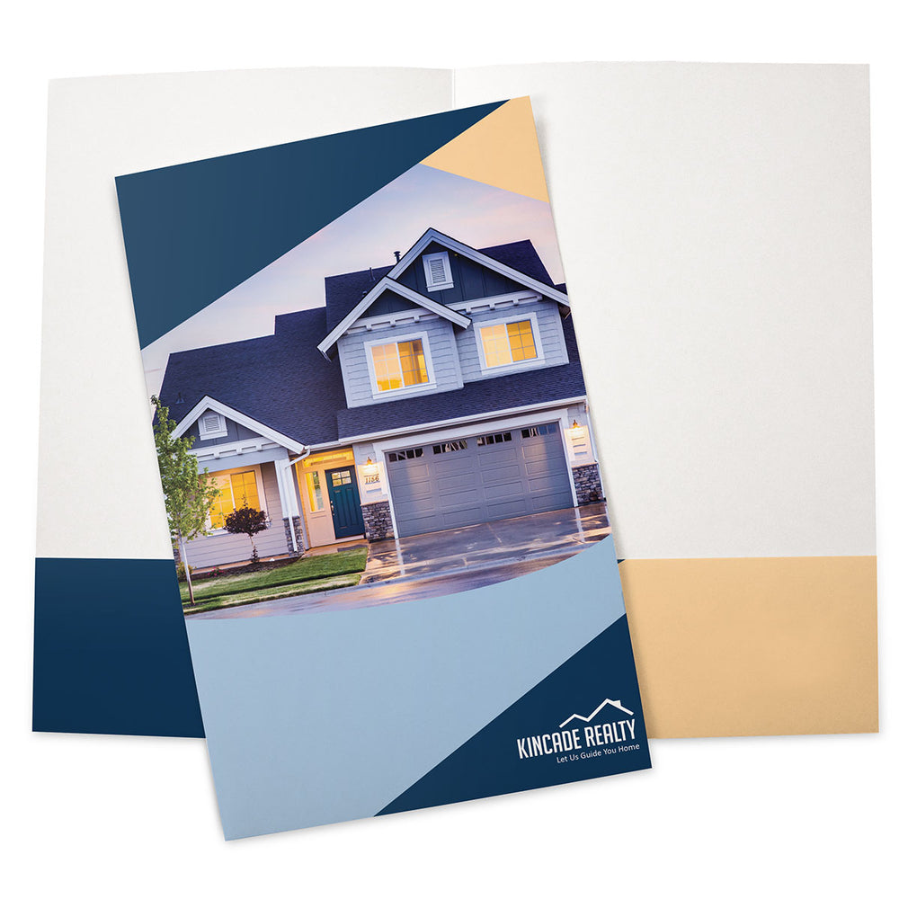Ink Printed Legal Size Presentation Folders – 4-Color