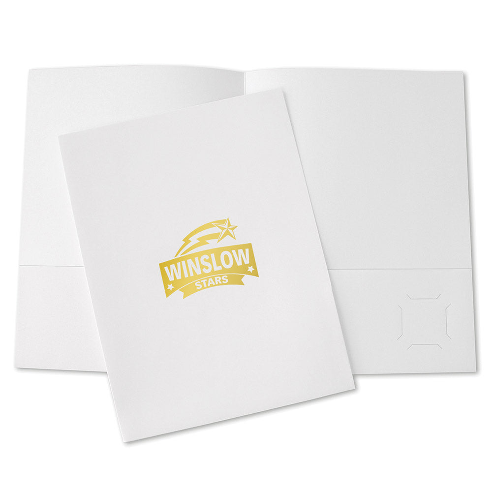 Budget Pocket Folder – Foil Stamped