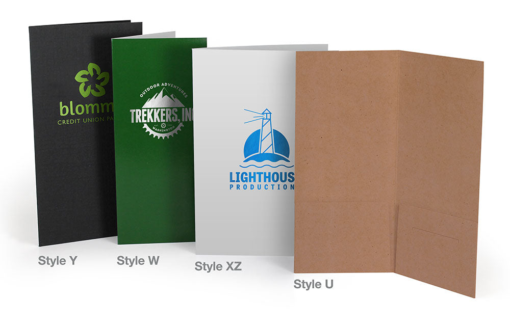 Mini Pocket Folder – 1-Color Foil Stamped