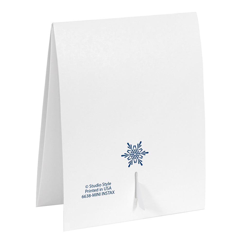 Blue Snowflakes Instax Mini Frame