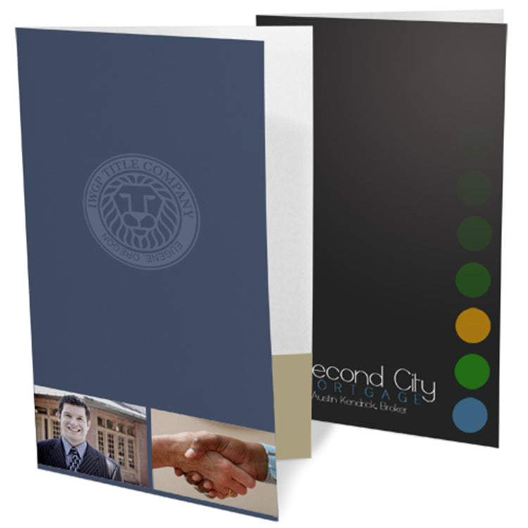 Ink Printed Legal Size Presentation Folders – 4-Color