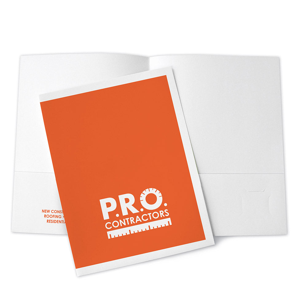 Standard Presentation Folders – 1-Color Ink Printed