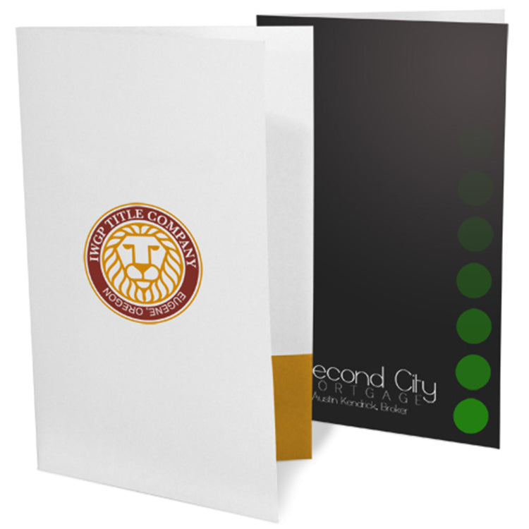 Ink Printed Legal Size Presentation Folders – 2-Color