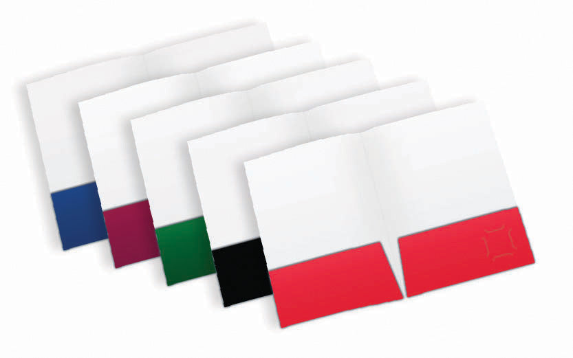 Small Quantity Pocket Folders – Foil Stamped