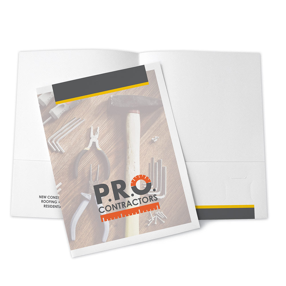 Standard Presentation Folders – 4-Color Ink Printed