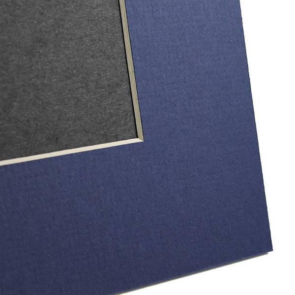 Navy Angle Cut Easel Series frames with white core