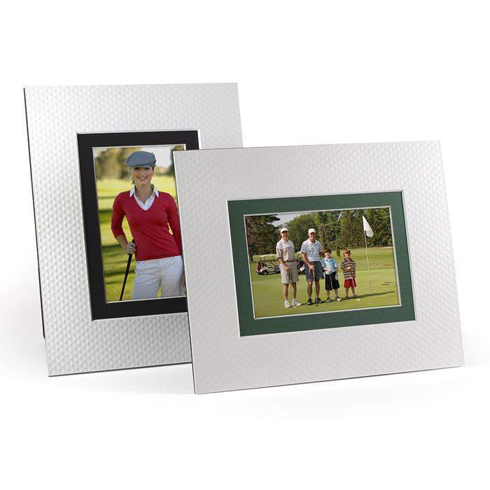 4x6, 5x7 or 8x10 Golf themed Angle Cut Easel Sports Series frames