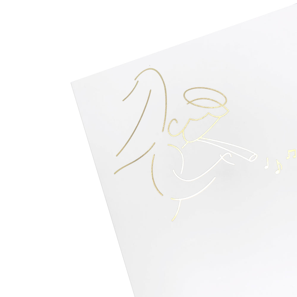 EconoBright Folders Stamped Series with angel foil stamp