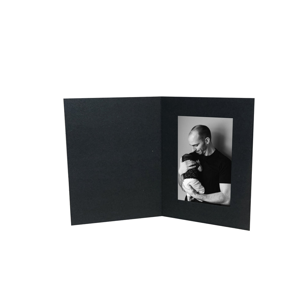 4x6 Black EconoBright Folders Blank frames