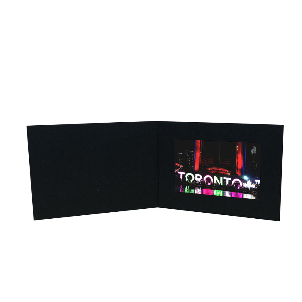 5x7 Black EconoBright Folders Blank frames