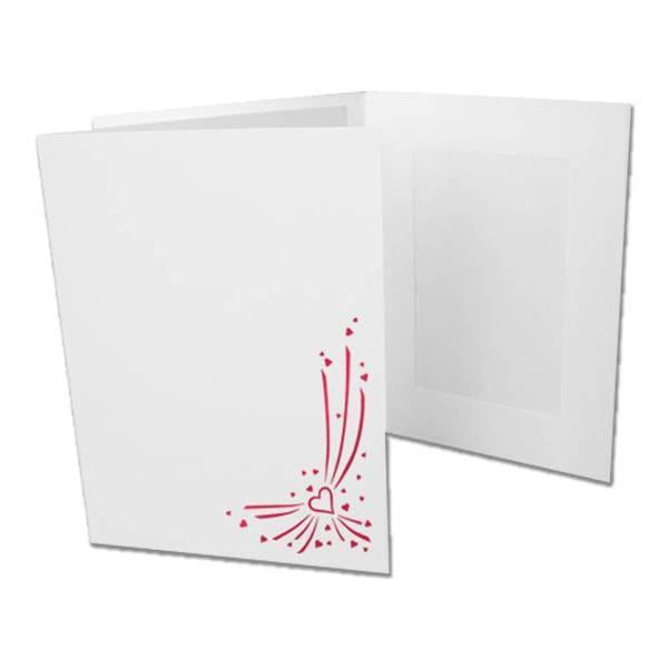 4x6 EconoBright Folders Stamped Series with hearts foil stamp