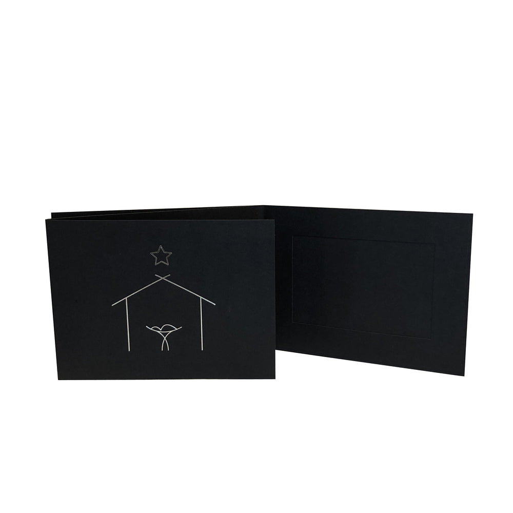 6x4 EconoBright Folders Stamped Series with nativity foil stamp