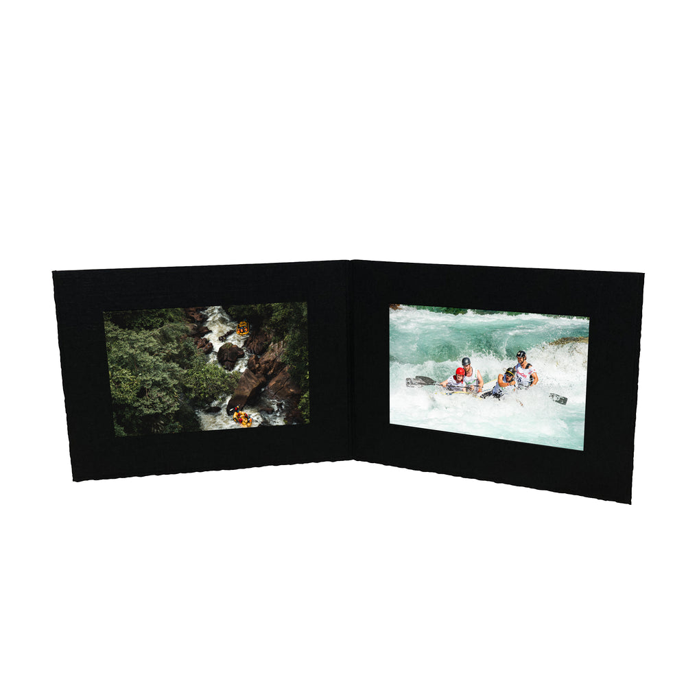 6x4, 7x5 or 10x8 Black Enviro Doubles Folders frames