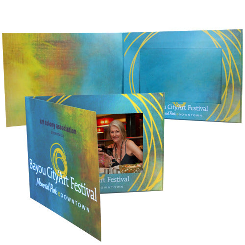 PromoFrames Custom Deluxe Folder frames in full color