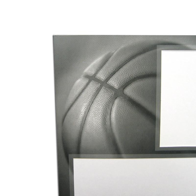 Basketball themed Gray-Scale Sports Series Memory Mate Easels