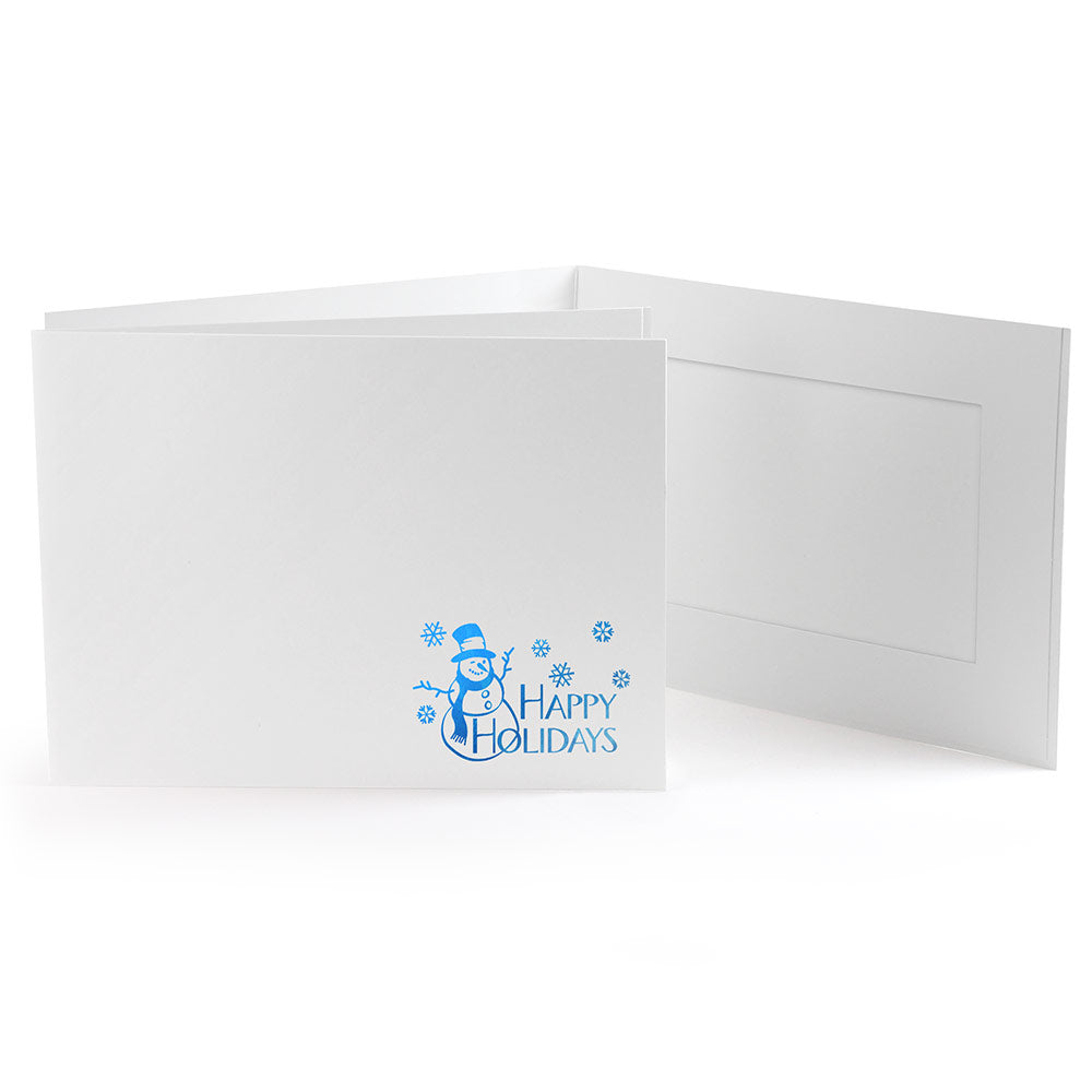 6x4 EconoBright Folders Stamped Series with Happy Holidays foil stamp