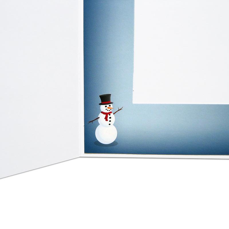Joyful Snowman Folder frames