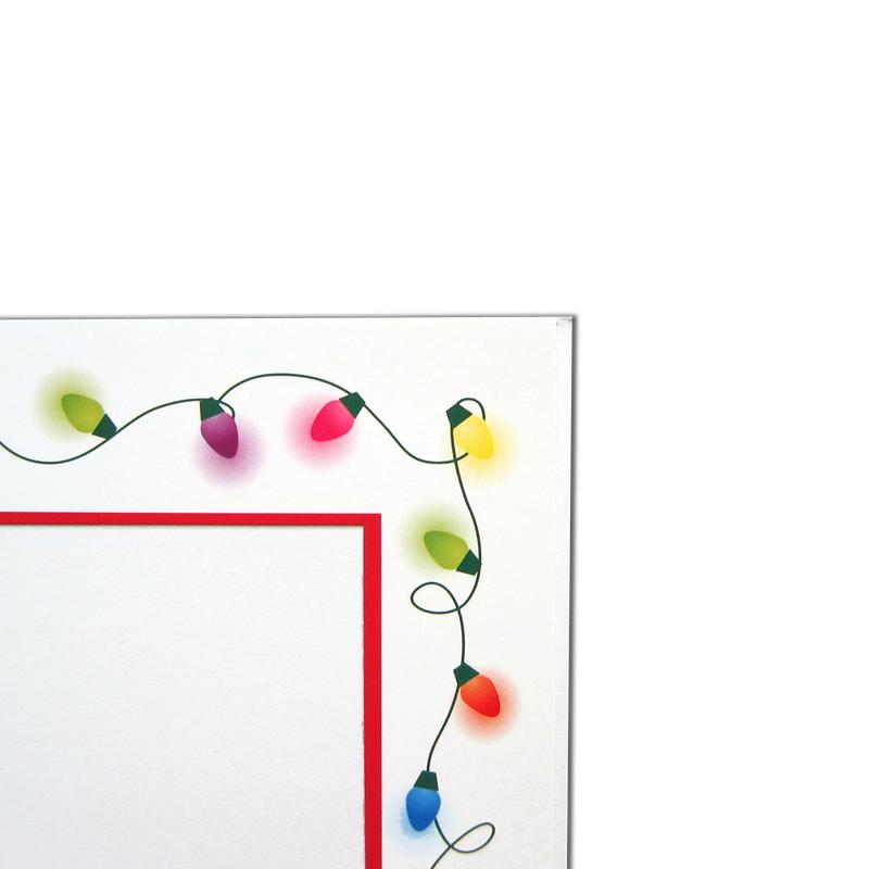 Light Strings Folder frames with red trim