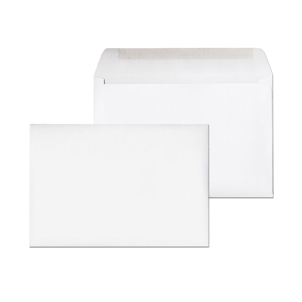 Blank white envelopes for photo frames