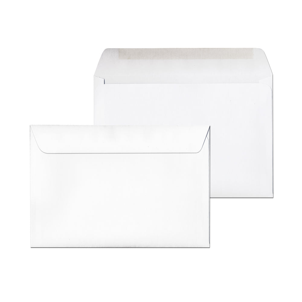Blank white envelopes for photo frames