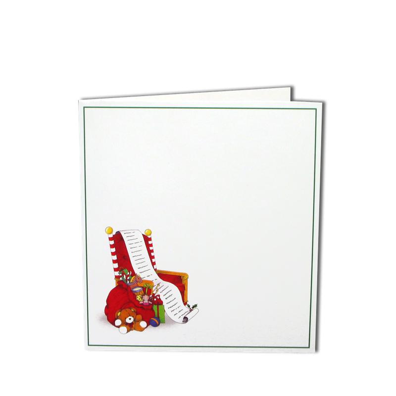 3.9x2.4 Santa's Chair Instax Folder frame