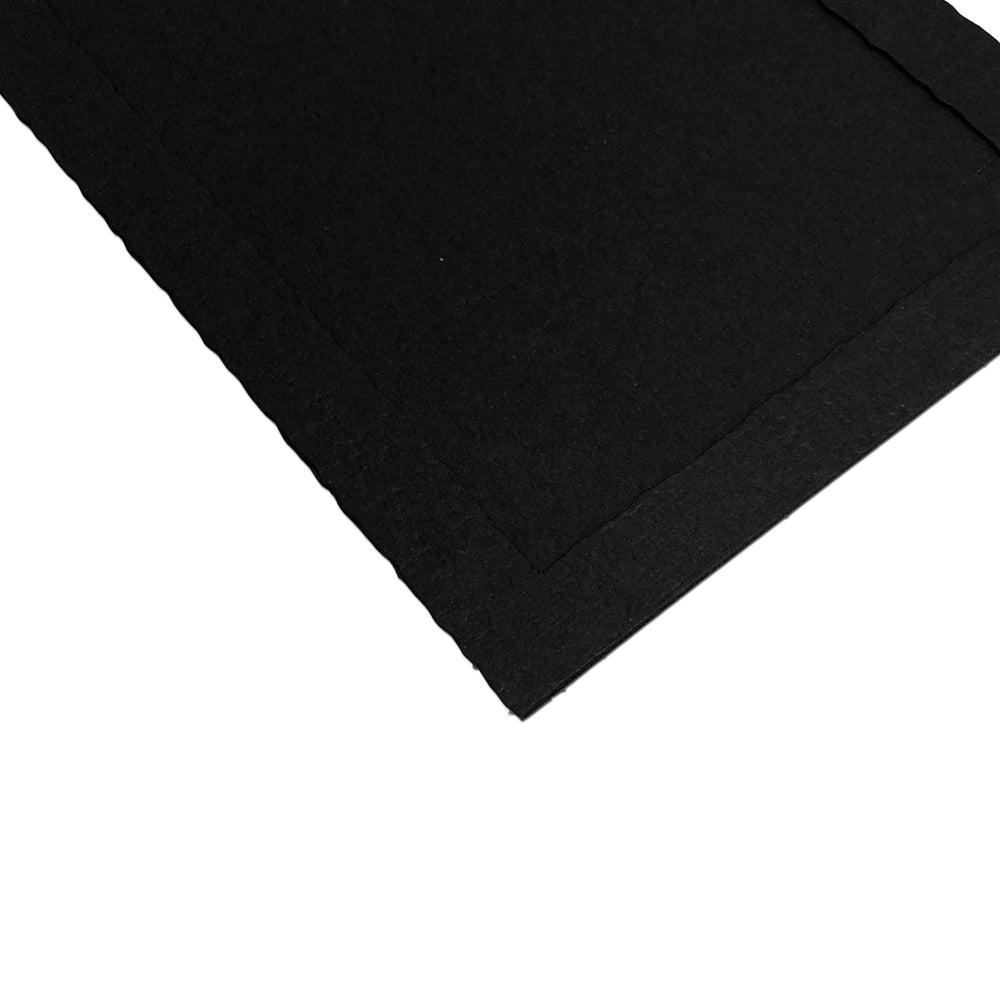 Blank black Side-Insert Portrait Folders frames