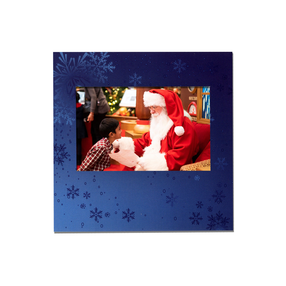 Blue Snowflake Instax Easel frame