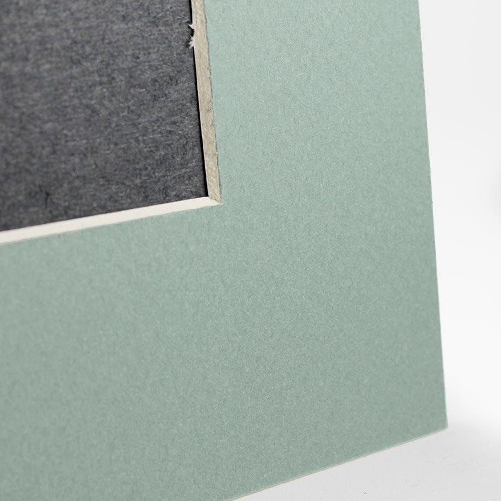 Sage Angle Cut Easel Series frames with white core