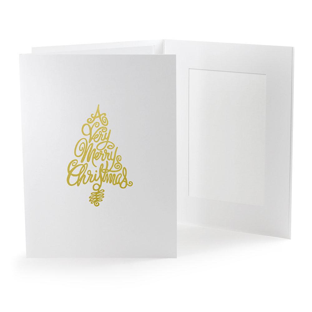 4x6 EconoBright Folders Stamped Series with Christmas tree foil stamp