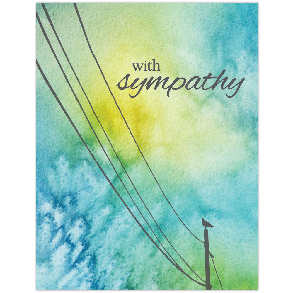 Watercolor Sympathy Card