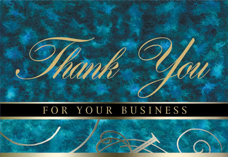 Blue Marble Thank You Card