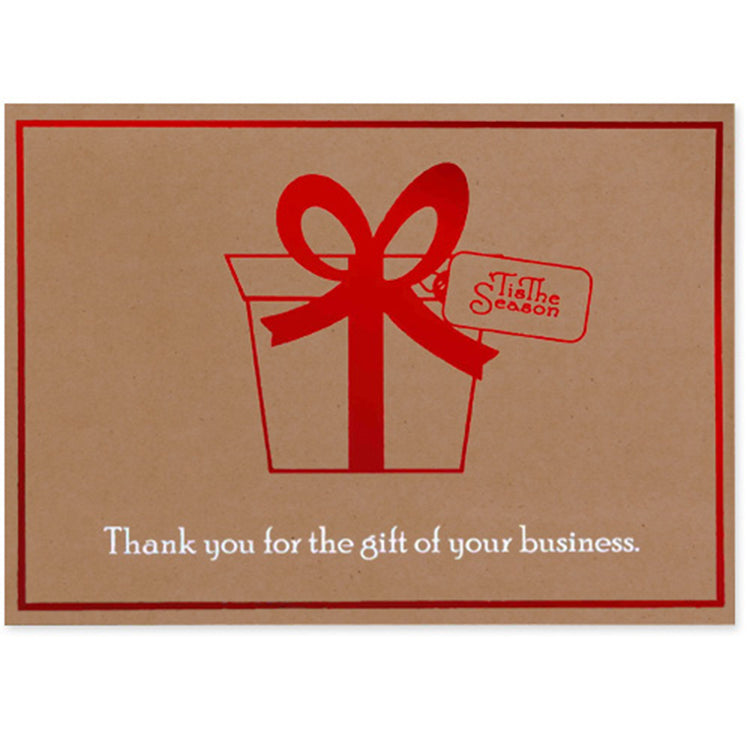 Eco Friendly Business Appreciation Holiday Greeting Card