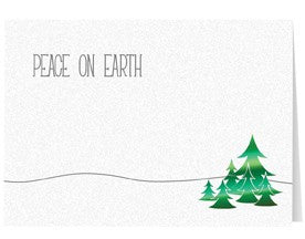 Green Peace on Earth Holiday Greeting Card
