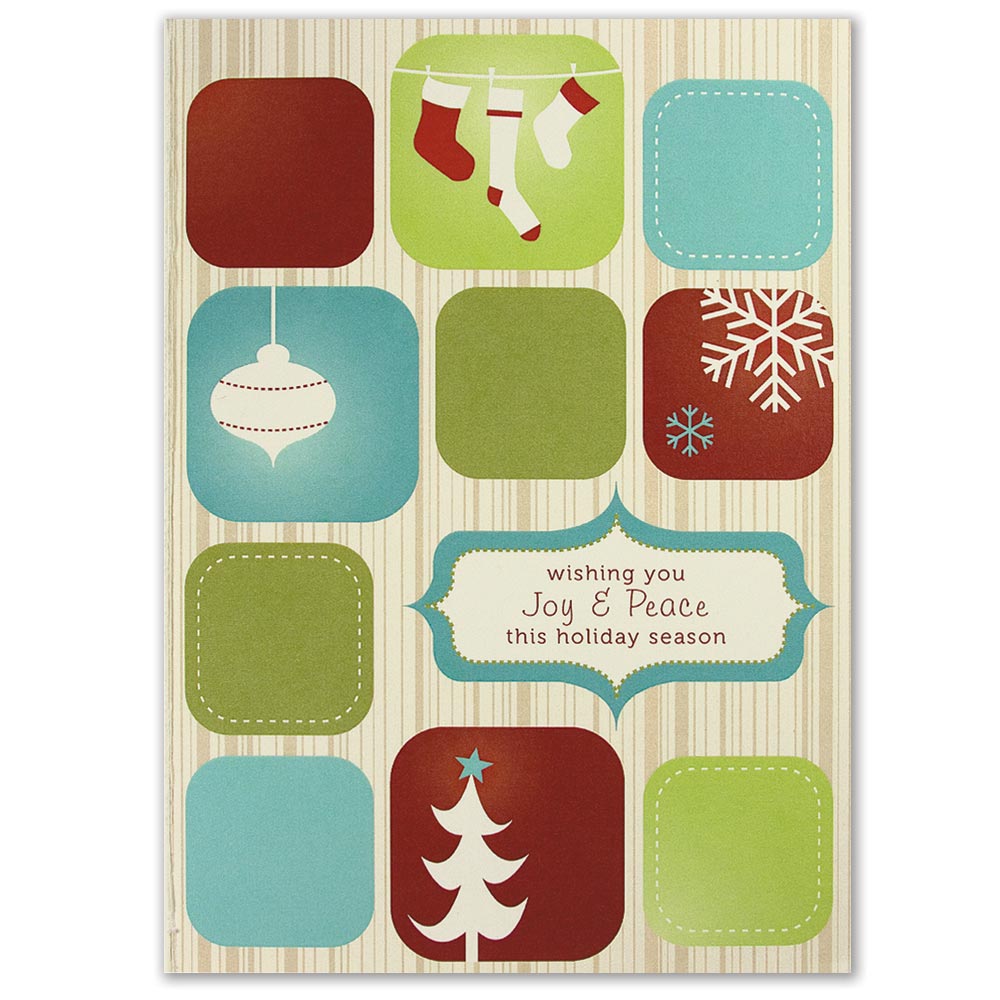 Vintage Chic Holiday Greeting Card