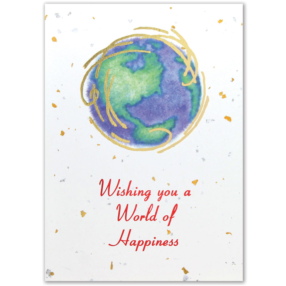 World of Happiness Holiday Greeting Card