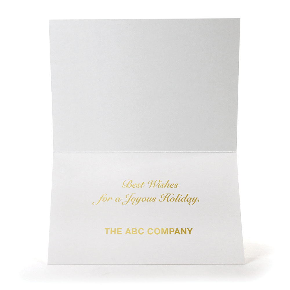 Cheers Holiday Greeting Card – Gold