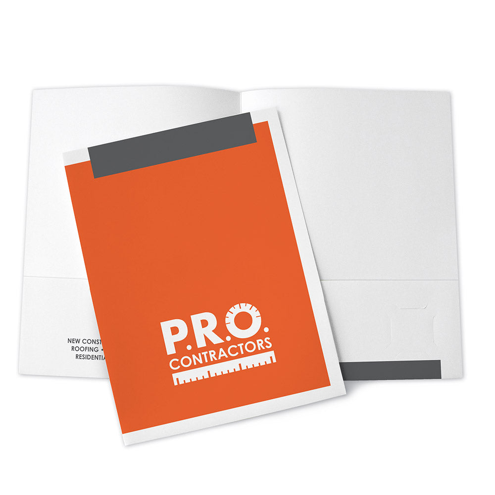 Standard Presentation Folders – 2-Color Ink Printed