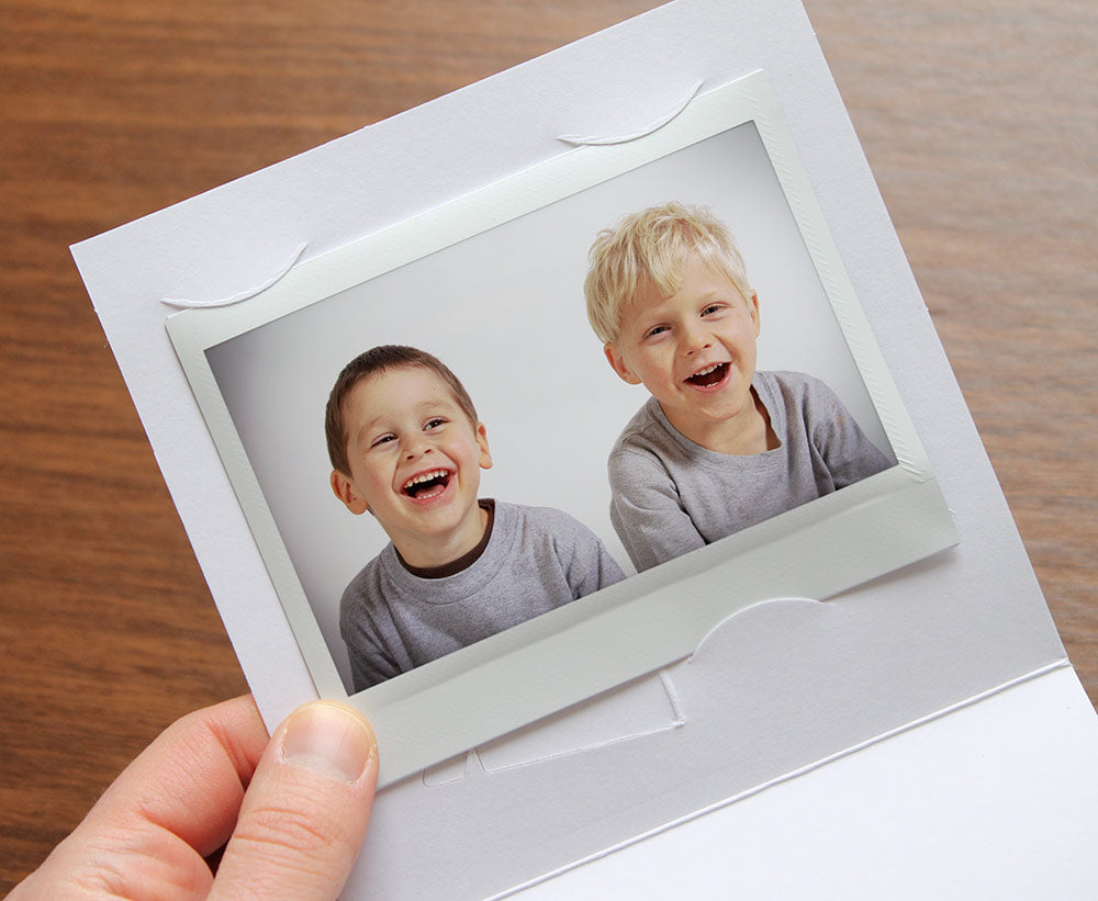 Yellow Baby Footprints Instax Frame