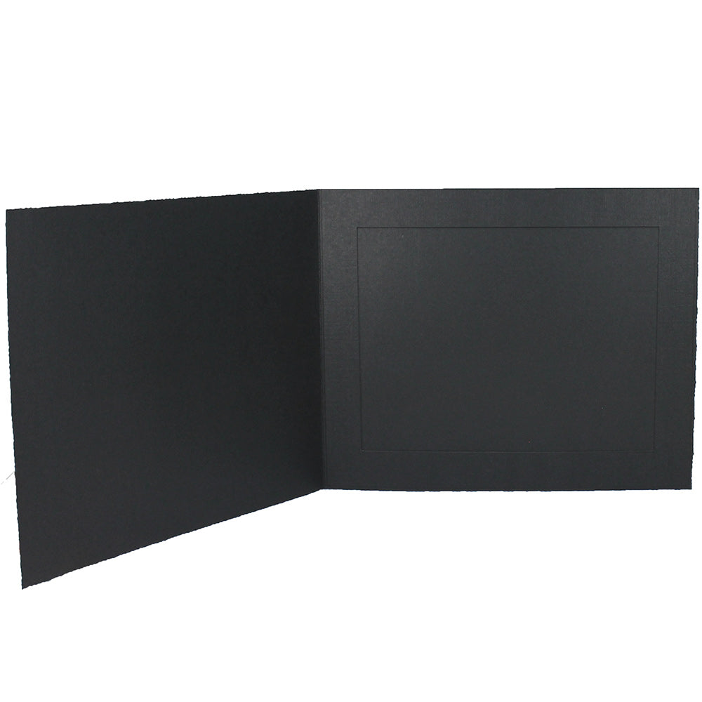 Contemporary Black Certificate Folders