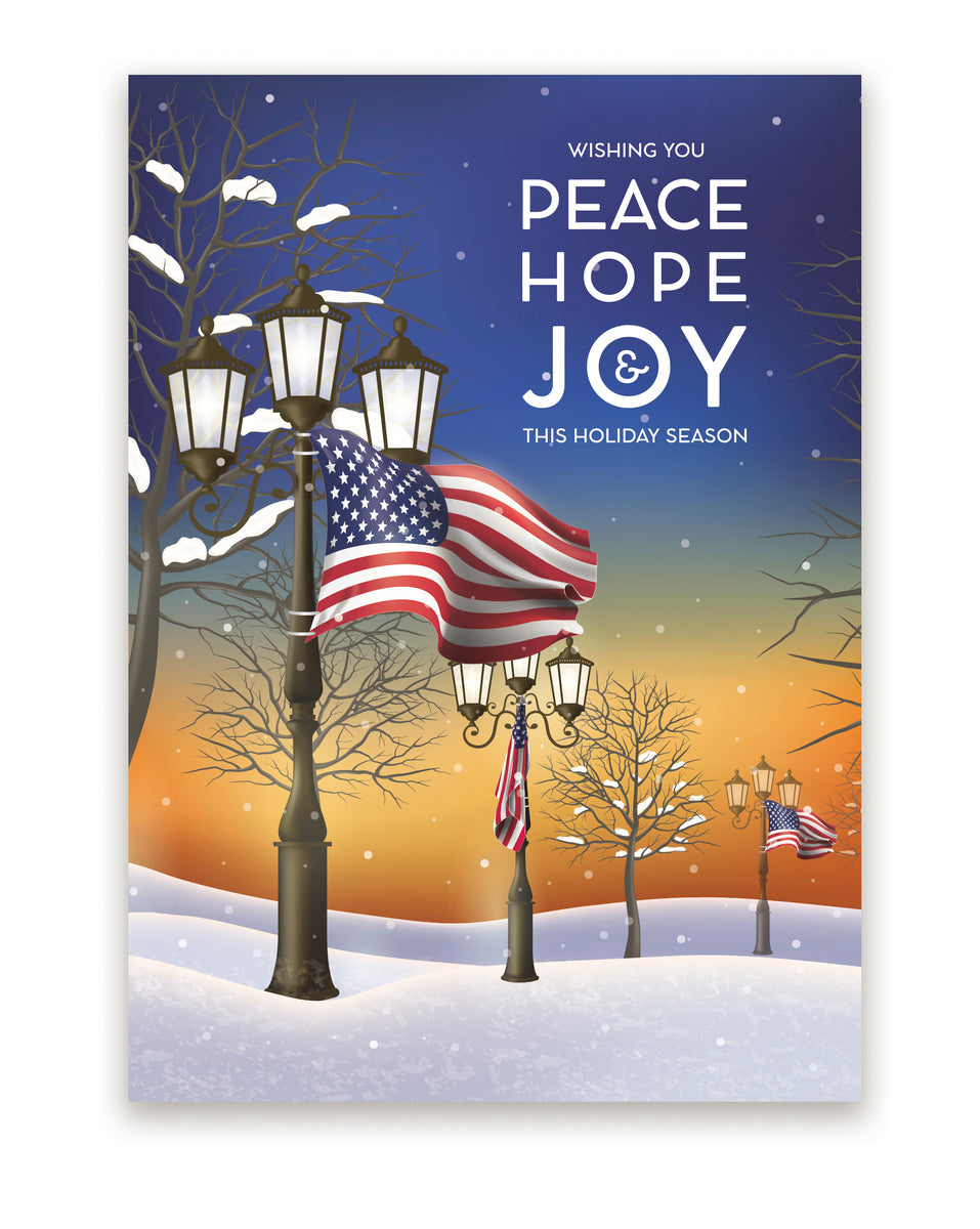 American Peace Holiday Greeting Card