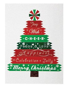 Designer Tree Holiday Greeting Card