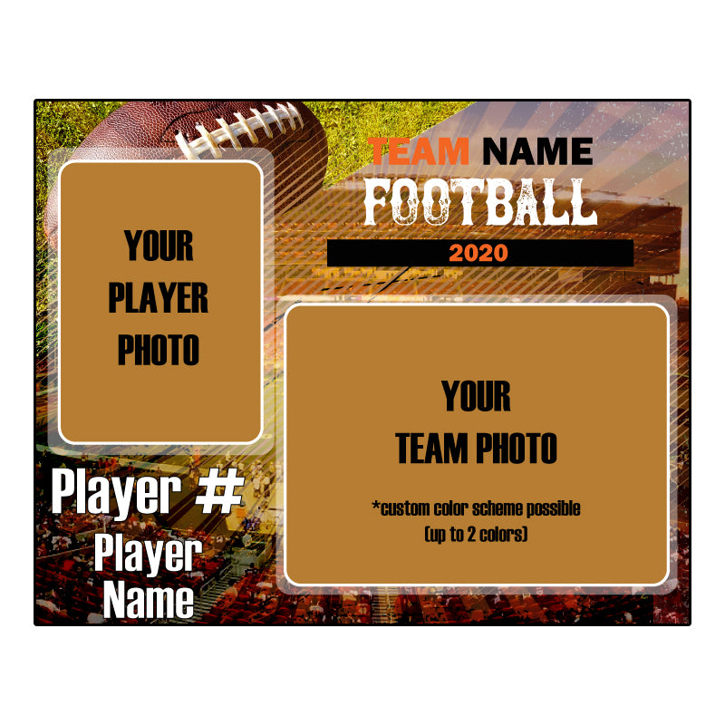 Custom football Digital Memory Mate