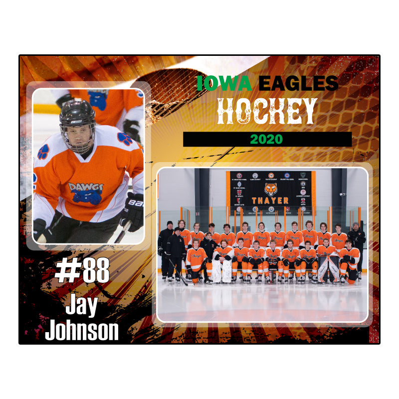 Green hockey Digital Memory Mate